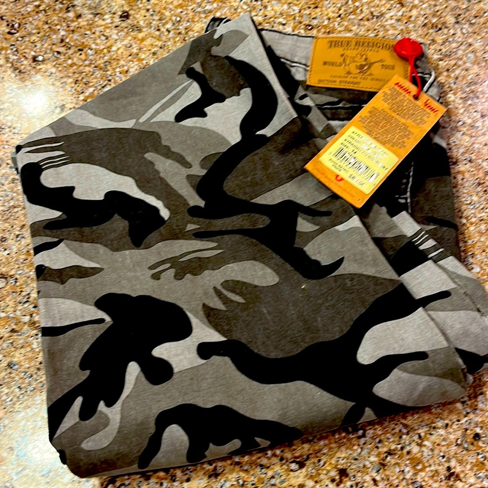 Boys True Religion Camouflage pants size 14